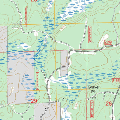 US Forest Service - Topo Alvin SE, WI FSTopo Legacy digital map