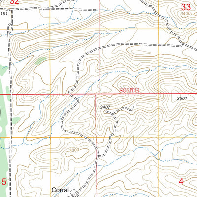 US Forest Service - Topo Amado, AZ FSTopo Legacy digital map