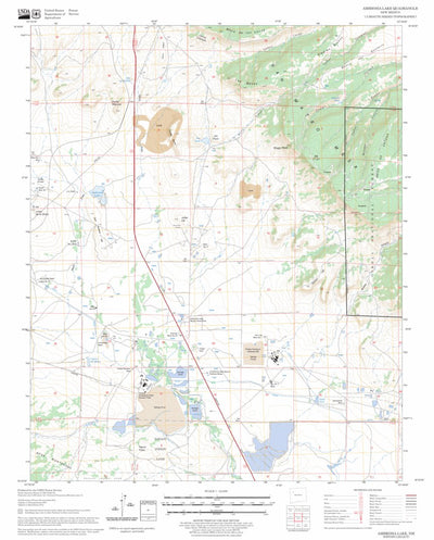 US Forest Service - Topo Ambrosia Lake, NM FSTopo Legacy digital map