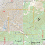 US Forest Service - Topo American House, CA FSTopo Legacy digital map