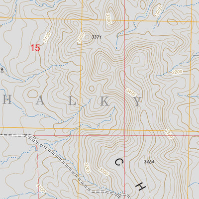 US Forest Service - Topo Amidon, ND FSTopo Legacy digital map