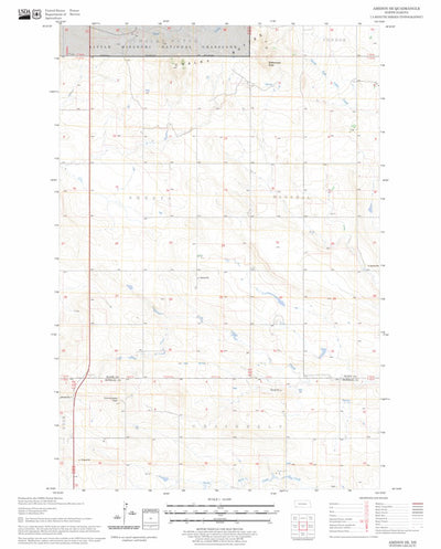 US Forest Service - Topo Amidon SE, ND FSTopo Legacy digital map