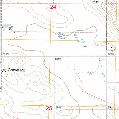 US Forest Service - Topo Amidon SE, ND FSTopo Legacy digital map