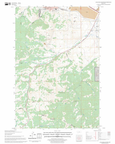 US Forest Service - Topo Anaconda South, MT FSTopo Legacy digital map