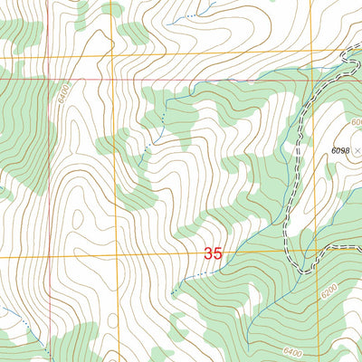 US Forest Service - Topo Anaconda South, MT FSTopo Legacy digital map