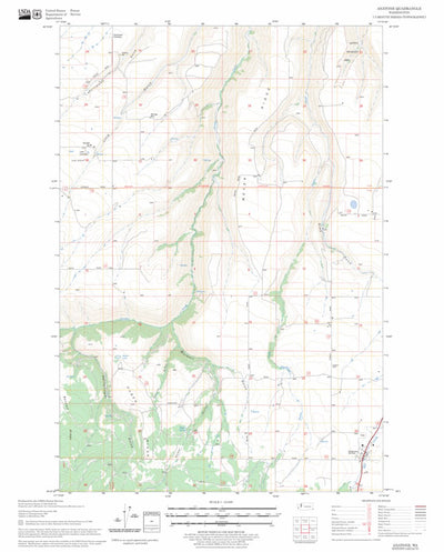 US Forest Service - Topo Anatone, WA FSTopo Legacy digital map