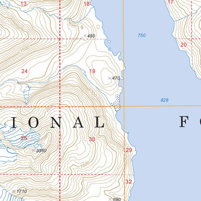 US Forest Service - Topo Anchorage A-2, AK FSTopo Legacy digital map