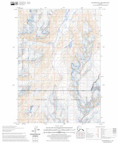 US Forest Service - Topo Anchorage A-5, AK FSTopo Legacy digital map