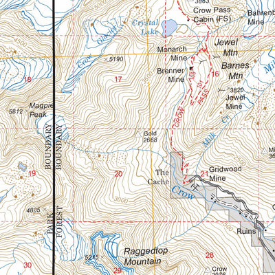 US Forest Service - Topo Anchorage A-6, AK FSTopo Legacy digital map