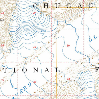 US Forest Service - Topo Anchorage B-2, AK FSTopo Legacy digital map