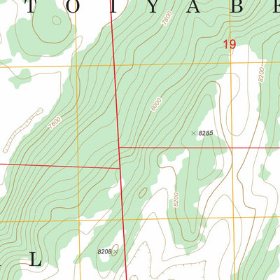 US Forest Service - Topo Anchorite Hills, NV - CA FSTopo Legacy digital map