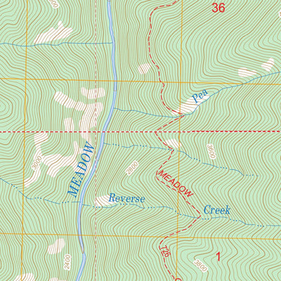 US Forest Service - Topo Anderson Butte, ID FSTopo Legacy digital map