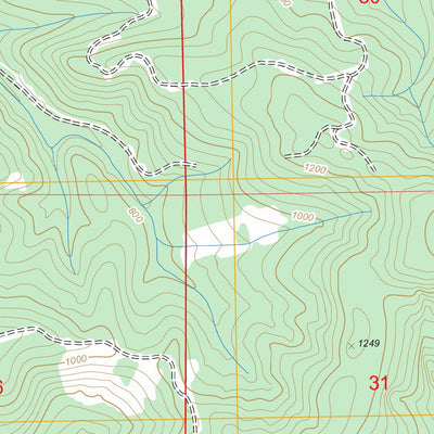 US Forest Service - Topo Anderson Creek, WA FSTopo Legacy digital map