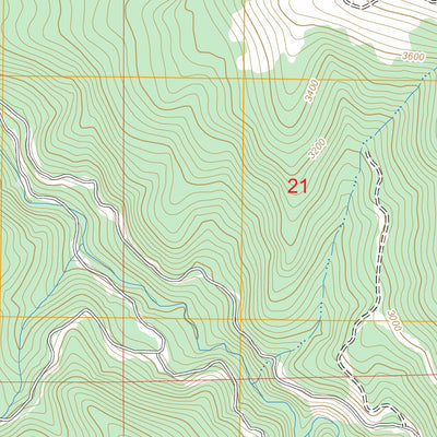 US Forest Service - Topo Anderson Lake, WA FSTopo Legacy digital map