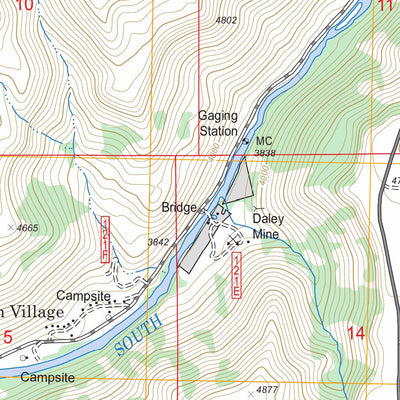 US Forest Service - Topo Anderson Ranch Dam, ID FSTopo Legacy digital map