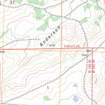 US Forest Service - Topo Anderson Ridge, WY FSTopo Legacy digital map