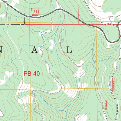 US Forest Service - Topo Andies Prairie, OR FSTopo Legacy digital map