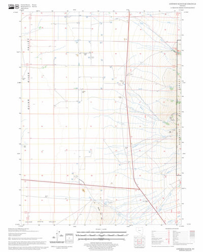 US Forest Service - Topo Andorno Ranch, NV FSTopo Legacy digital map
