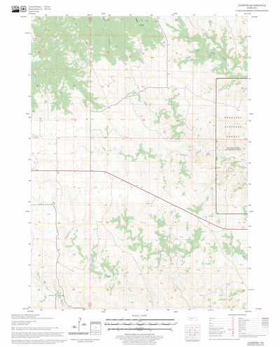 US Forest Service - Topo Andrews, NE FSTopo Legacy digital map