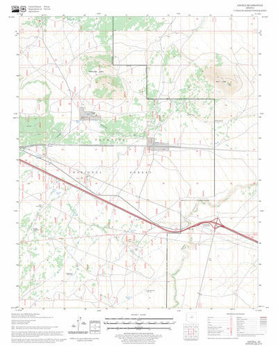 US Forest Service - Topo Angell, AZ FSTopo Legacy digital map