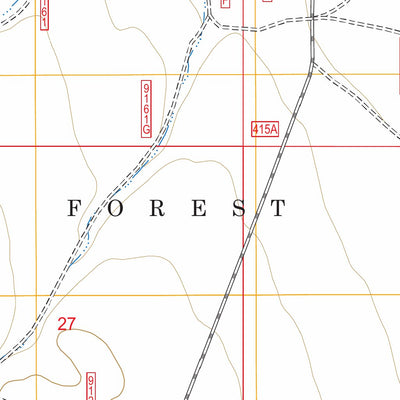 US Forest Service - Topo Angell, AZ FSTopo Legacy digital map