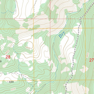 US Forest Service - Topo Angle, UT FSTopo Legacy digital map