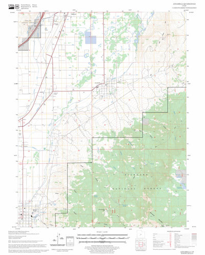 US Forest Service - Topo Annabella, UT FSTopo Legacy digital map