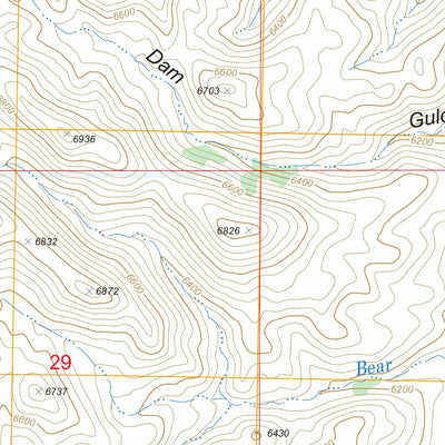 US Forest Service - Topo Annie Creek, NV FSTopo Legacy digital map
