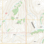 US Forest Service - Topo Annie Creek, NV FSTopo Legacy digital map