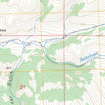 US Forest Service - Topo Antelope Creek, MT FSTopo Legacy digital map