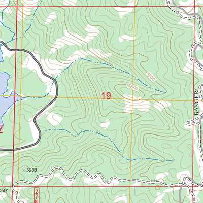 US Forest Service - Topo Antelope Lake, CA FSTopo Legacy digital map