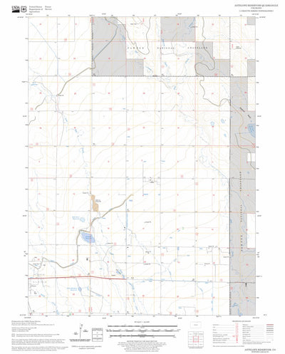 US Forest Service - Topo Antelope Reservoir, CO FSTopo Legacy digital map