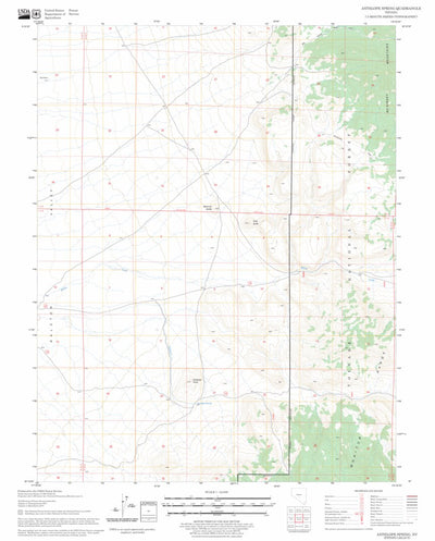 US Forest Service - Topo Antelope Spring, NV FSTopo Legacy digital map
