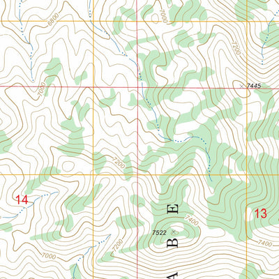 US Forest Service - Topo Antelope Spring, NV FSTopo Legacy digital map