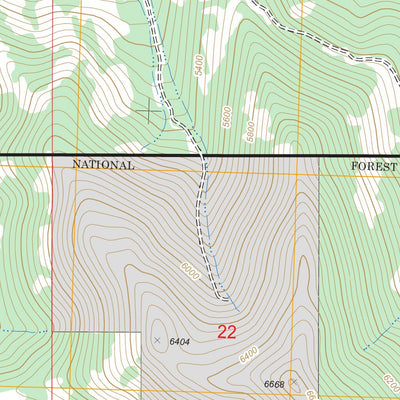 US Forest Service - Topo Antelope Valley, CA FSTopo Legacy digital map
