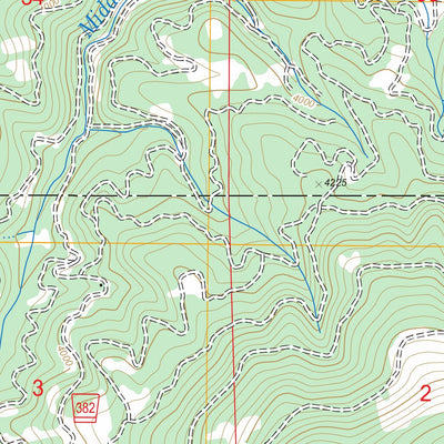 US Forest Service - Topo Anthony Peak, ID FSTopo Legacy digital map