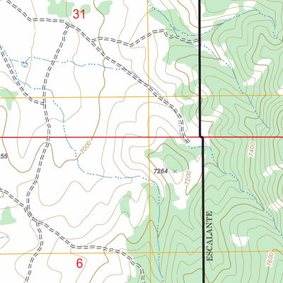 US Forest Service - Topo Antimony, UT FSTopo Legacy digital map