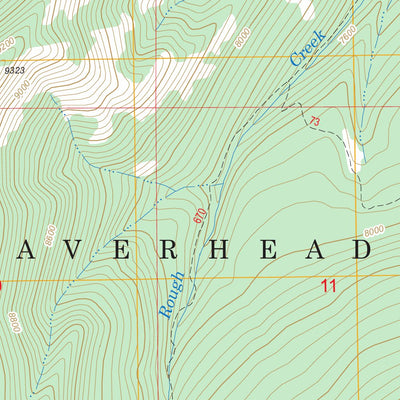 US Forest Service - Topo Antone Peak, MT FSTopo Legacy digital map