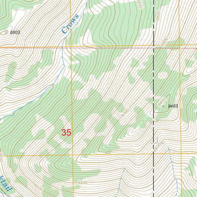 US Forest Service - Topo Antone Peak, MT FSTopo Legacy digital map