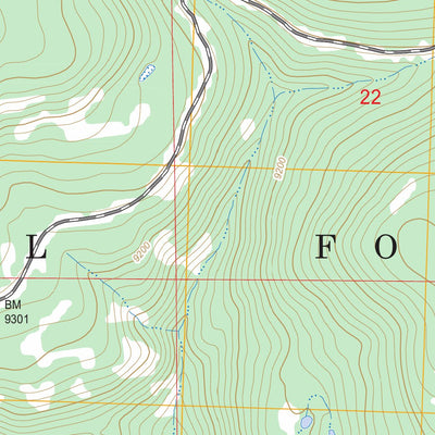 US Forest Service - Topo Antone Spring, CO FSTopo Legacy digital map