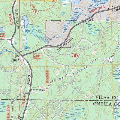 US Forest Service - Topo Anvil Lake, WI FSTopo Legacy digital map