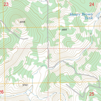 US Forest Service - Topo Anvil Rock, AZ FSTopo Legacy digital map