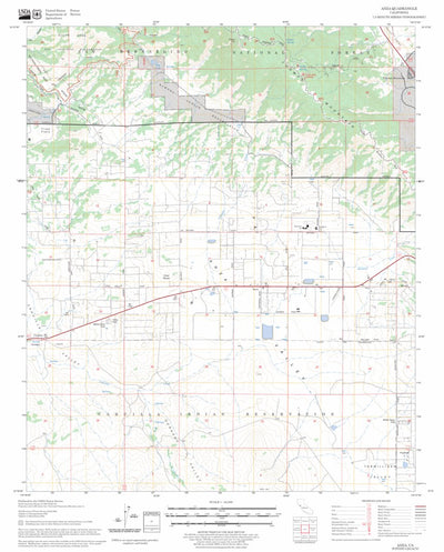 US Forest Service - Topo Anza, CA FSTopo Legacy digital map