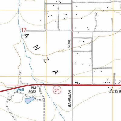 US Forest Service - Topo Anza, CA FSTopo Legacy digital map