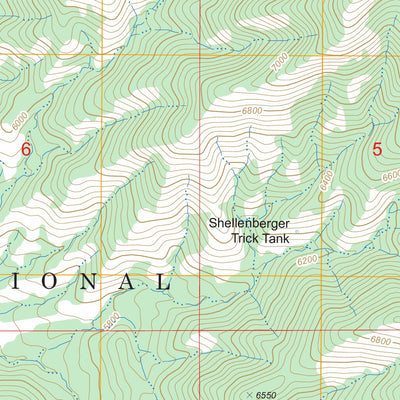 US Forest Service - Topo Apache Peak, AZ FSTopo Legacy digital map