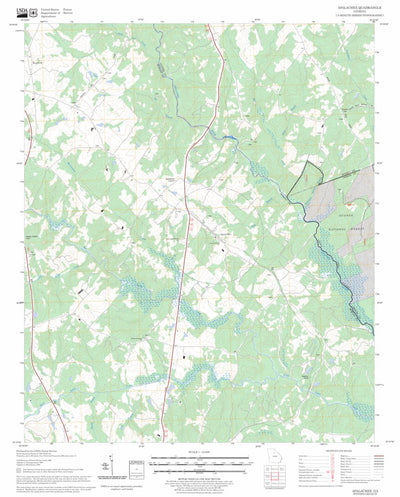 US Forest Service - Topo Apalachee, GA FSTopo Legacy digital map