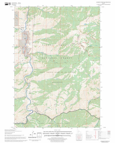 US Forest Service - Topo Aparejo Point, ID FSTopo Legacy digital map