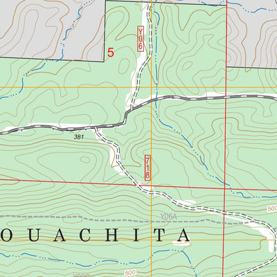 US Forest Service - Topo Aplin, AR FSTopo Legacy digital map