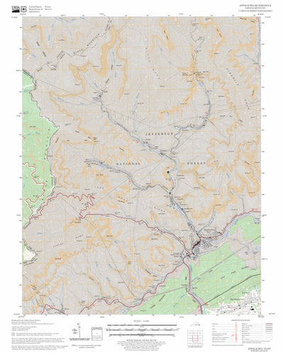 US Forest Service - Topo Appalachia, VA - KY FSTopo Legacy digital map