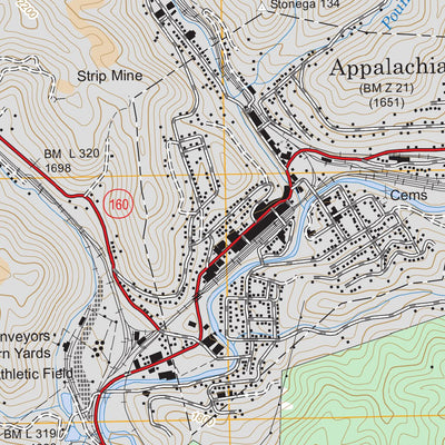 US Forest Service - Topo Appalachia, VA - KY FSTopo Legacy digital map